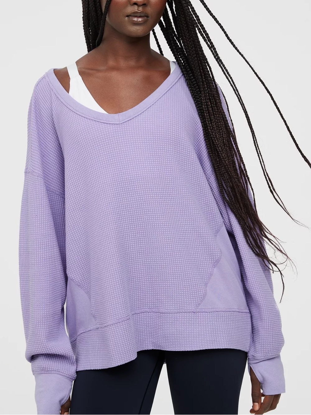 Aerie Offline • Purple Thermal Tunic